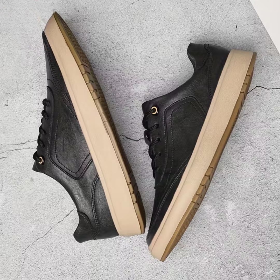 Bartolomeu® - Sapatilhas Ortopédicas de Couro⏐Edição Premium