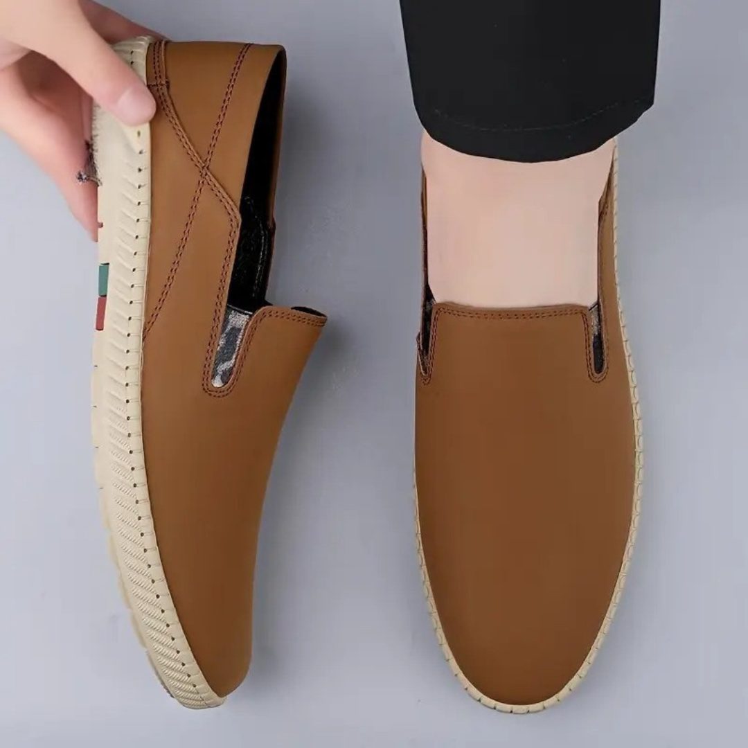 Emanuel® - Mocassins Ortopédicos de Couro⏐Edição Premium