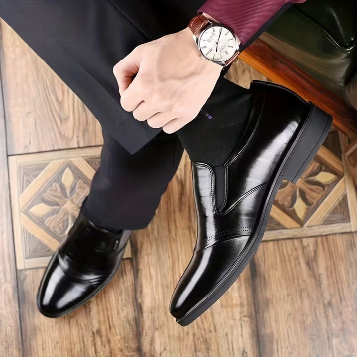 Moura® - Mocassins Ortopédicos Formais de Couro⏐Edição Premium