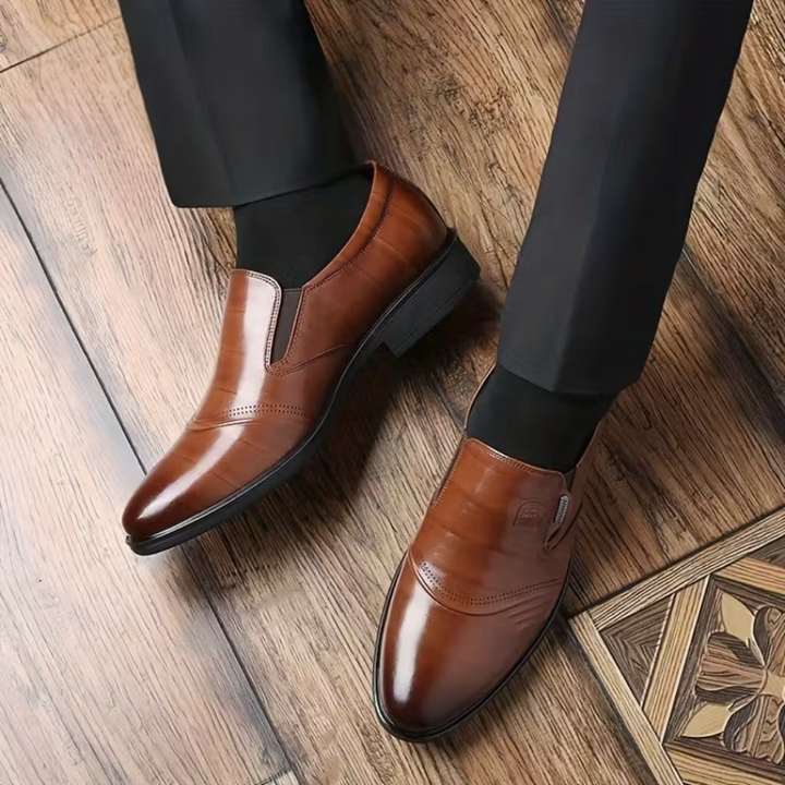 Moura® - Mocassins Ortopédicos Formais de Couro⏐Edição Premium