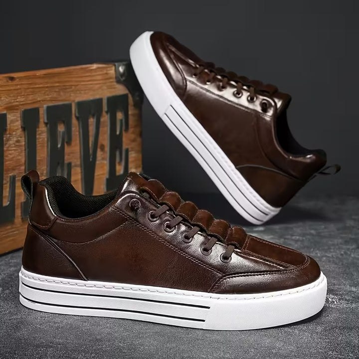 Crispim® - Sapatilhas Ortopédicas Casuais de Couro⏐Edição Premium