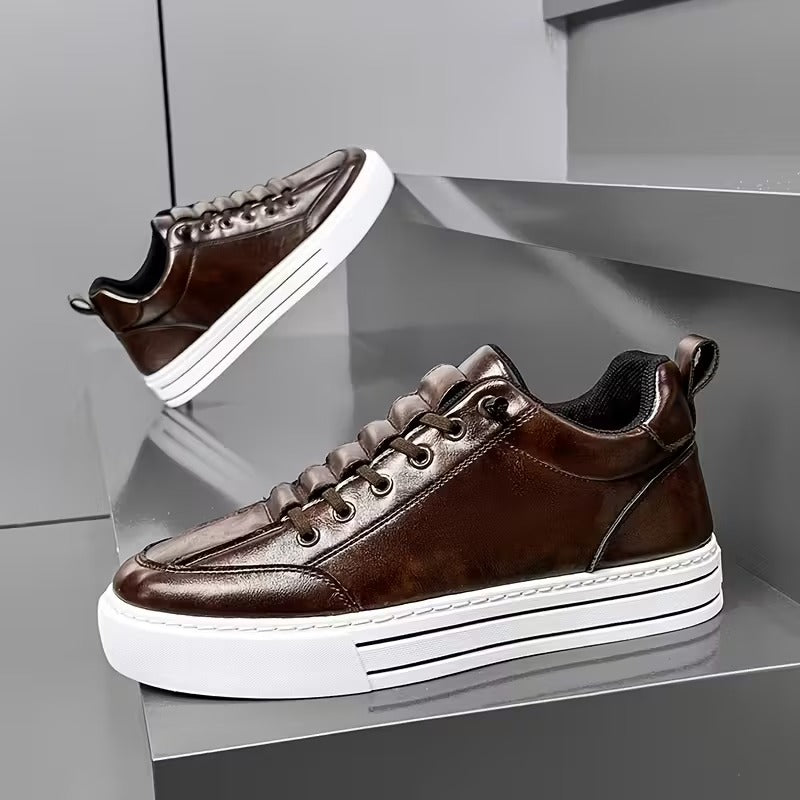 Crispim® - Sapatilhas Ortopédicas Casuais de Couro⏐Edição Premium