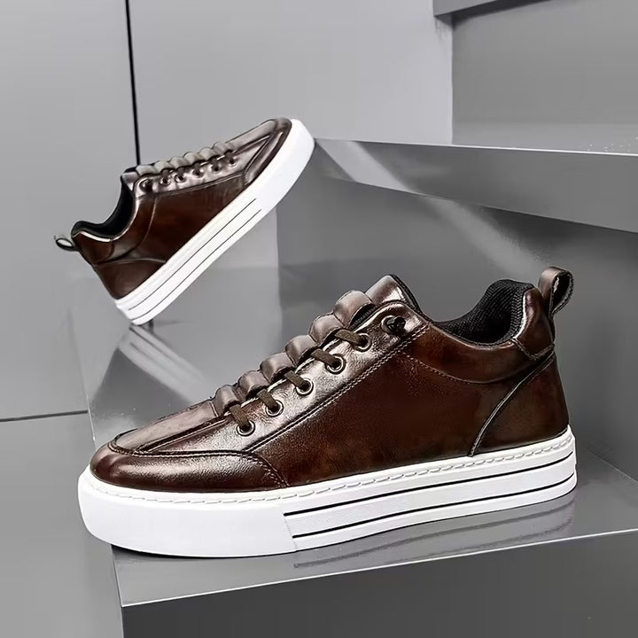 Crispim® - Sapatilhas Ortopédicas Casuais de Couro⏐Edição Premium