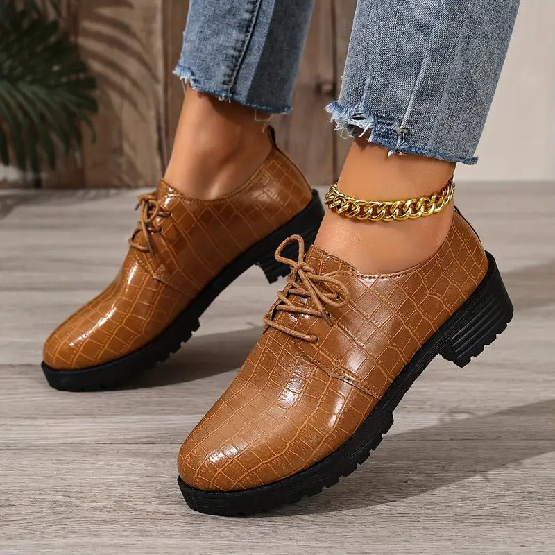 Filipa® - Sapatos Ortopédicos Oxford de Pele⏐Edição Premium