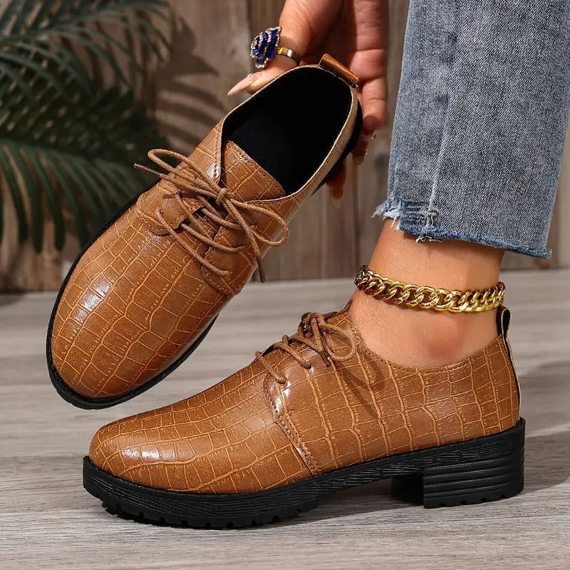 Filipa® - Sapatos Ortopédicos Oxford de Pele⏐Edição Premium