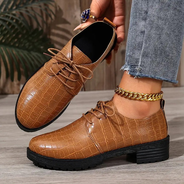 Filipa® - Sapatos Ortopédicos Oxford de Pele⏐Edição Premium