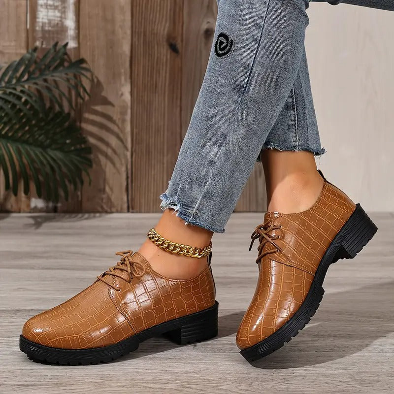 Filipa® - Sapatos Ortopédicos Oxford de Pele⏐Edição Premium