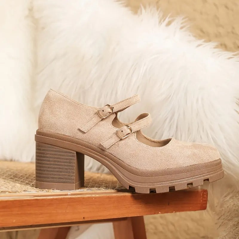 Eduarda® - Sapatos Ortopédicos com Plataforma de Couro⏐Edição Premium