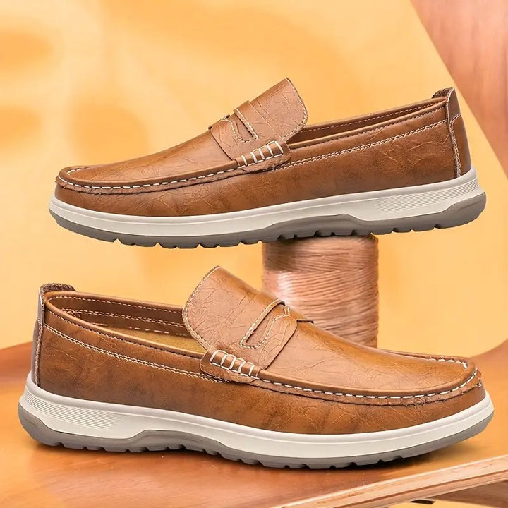 Cristiano® - Mocassins Ortopédicos de Couro⏐Edição Premium