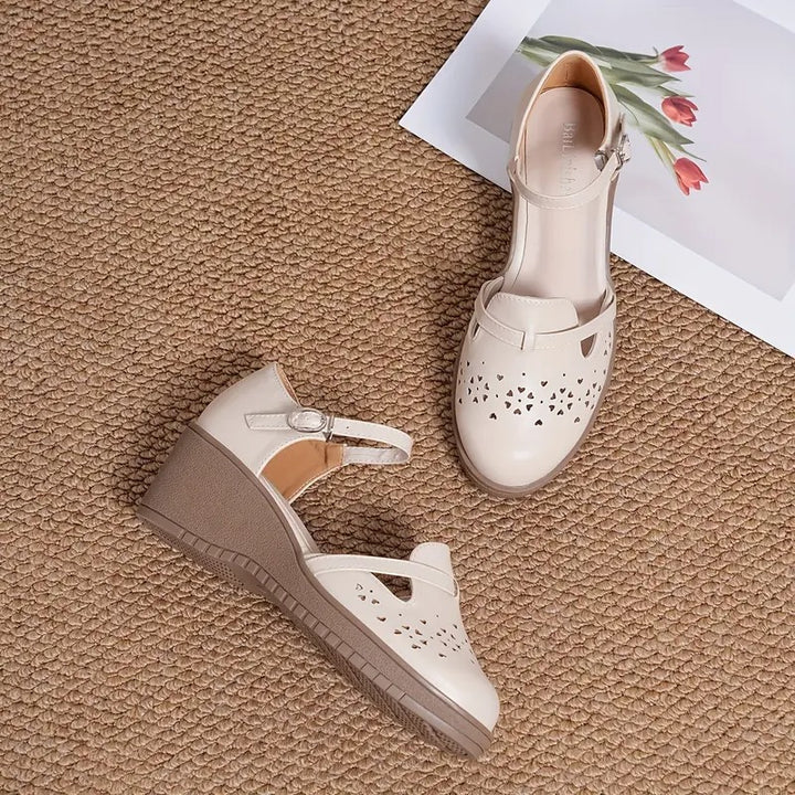 Elisabete® - Sapatos Ortopédicos de Couro⏐Edição Premium