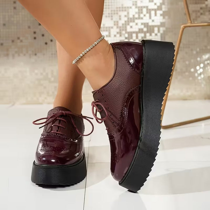 Celmira® - Sapatos Ortopédicos de Couro com Plataforma⏐ Edição Premium