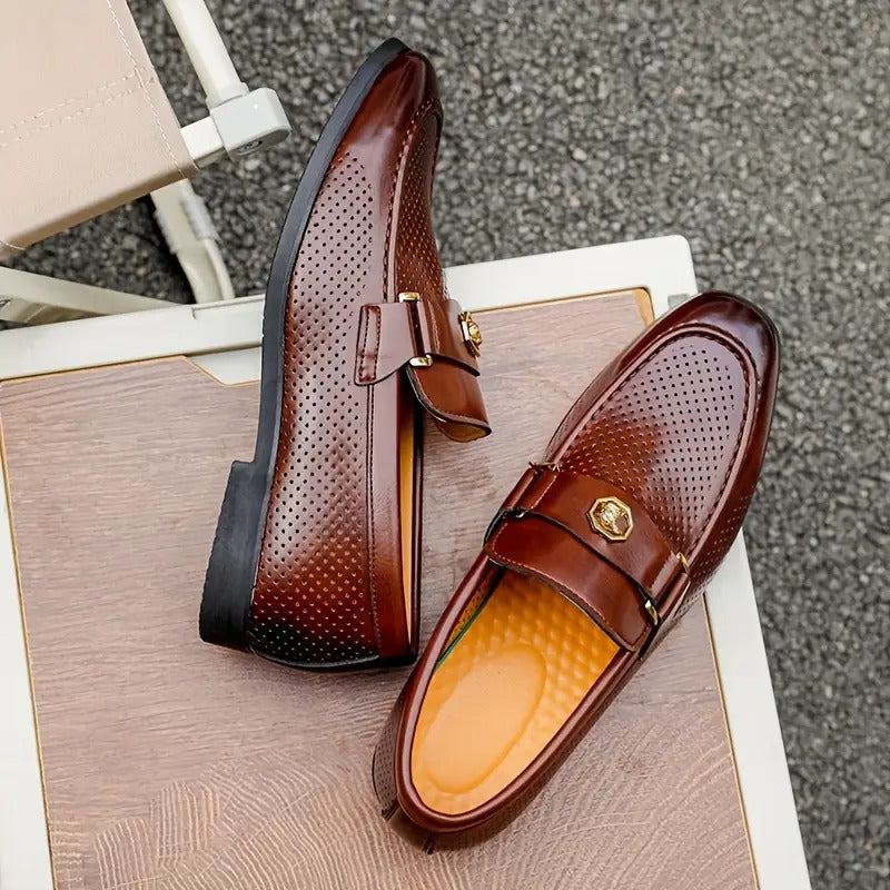 Alexandre® - Mocassins Ortopédicos Elegantes de Couro⏐Edição Premium