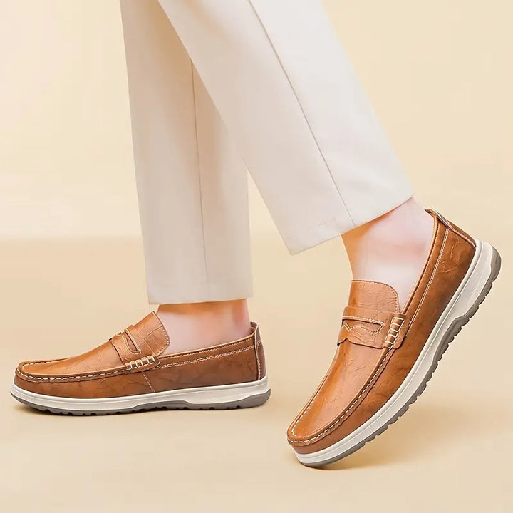 Cristiano® - Mocassins Ortopédicos de Couro⏐Edição Premium