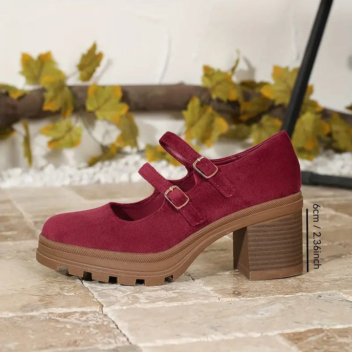 Eduarda® - Sapatos Ortopédicos com Plataforma de Couro⏐Edição Premium