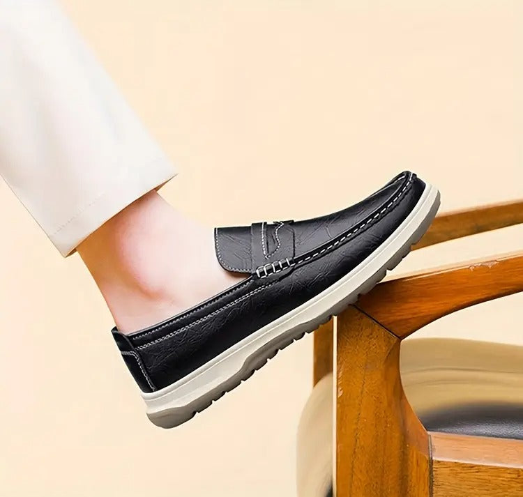 Cristiano® - Mocassins Ortopédicos de Couro⏐Edição Premium