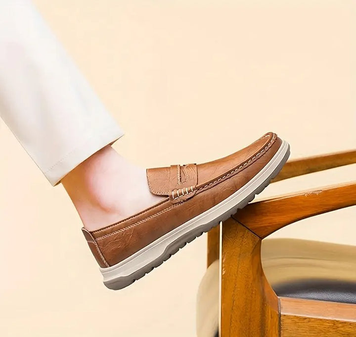 Cristiano® - Mocassins Ortopédicos de Couro⏐Edição Premium