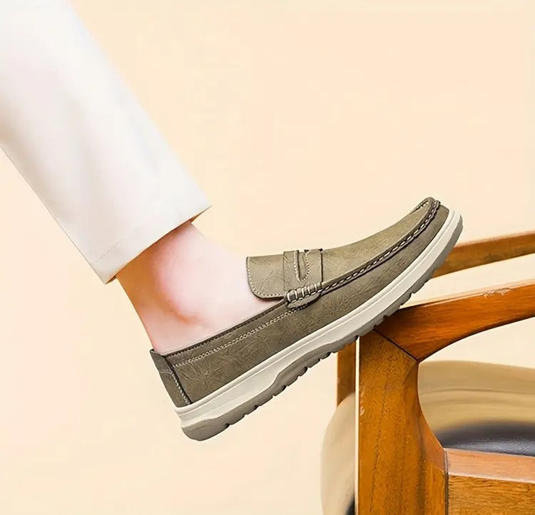 Cristiano® - Mocassins Ortopédicos de Couro⏐Edição Premium