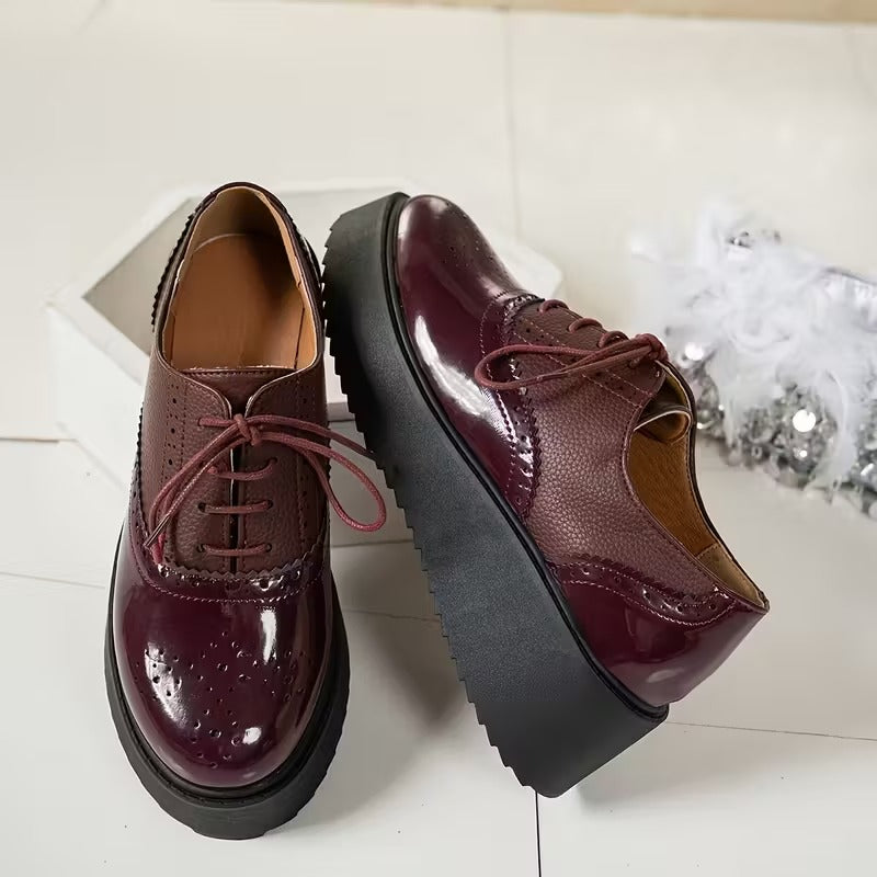 Celmira® - Sapatos Ortopédicos de Couro com Plataforma⏐ Edição Premium