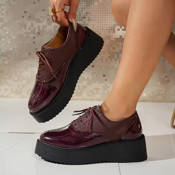 Celmira® - Sapatos Ortopédicos de Couro com Plataforma⏐ Edição Premium