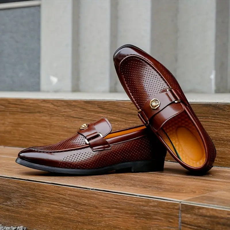 Alexandre® - Mocassins Ortopédicos Elegantes de Couro⏐Edição Premium