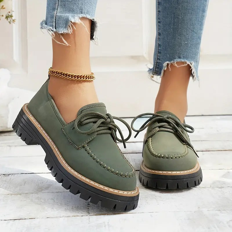 Braga® - Sapatos Ortopédicos com Plataforma de Couro⏐Edição Premium