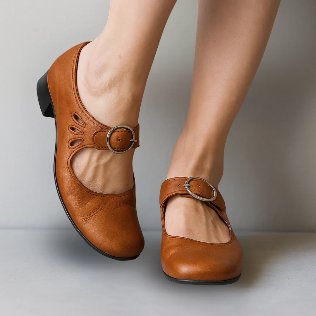 Zélia® - Mocassins Ortopédicos em Pele⏐Edição Premium