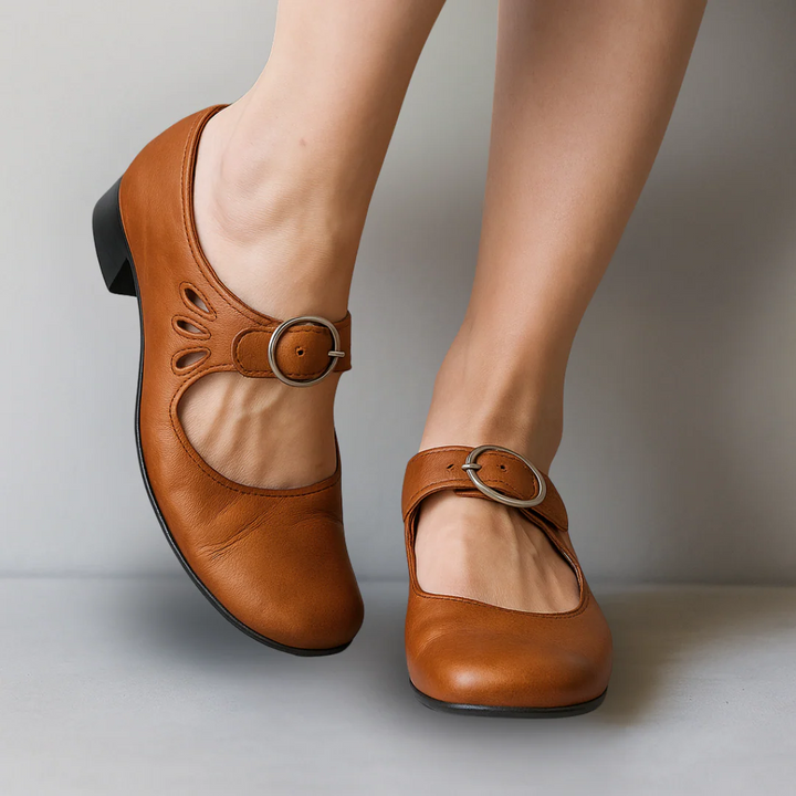 Zélia® - Mocassins Ortopédicos em Pele⏐Edição Premium