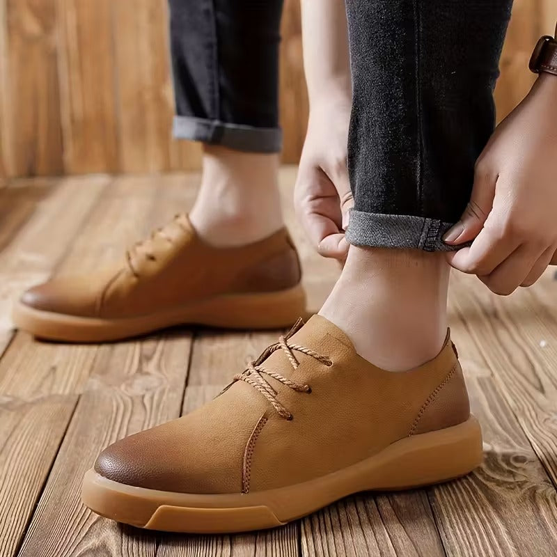 Zaqueu® - Sapatos Ortopédicos de Pele⏐Edição Premium