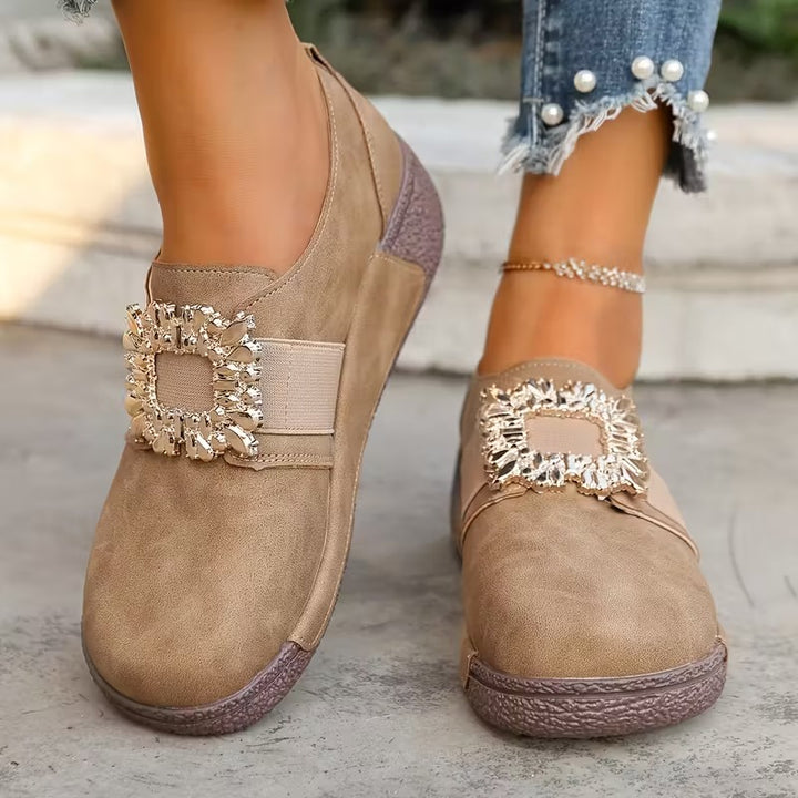 Etelvina® - Sapatos Ortopédicos de Couro com Plataforma⏐ Edição Premium