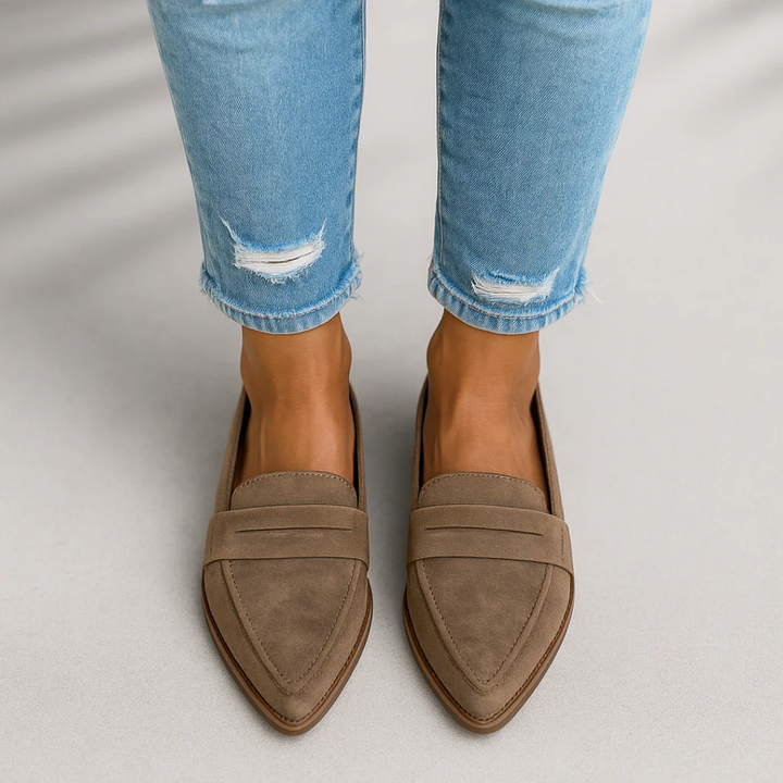 Rosa® – Mocassins Ortopédicos em Pele ⏐ Edição Premium