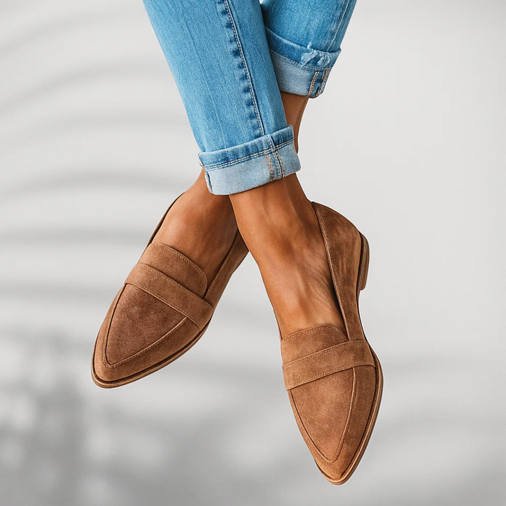 Rosa® – Mocassins Ortopédicos em Pele ⏐ Edição Premium